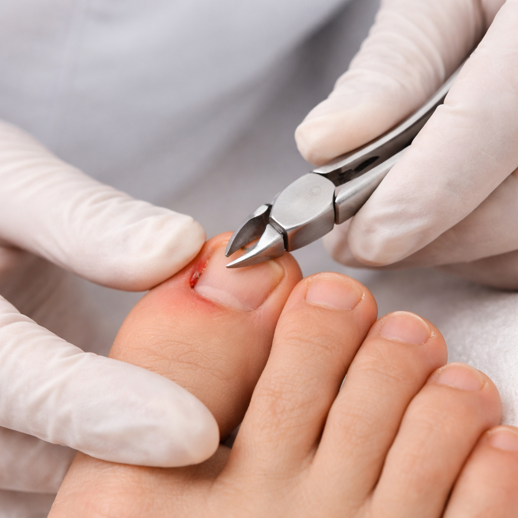 Leczenie wrastających paznokci Kamionki - mobilny podolog Daria Wojtysiak